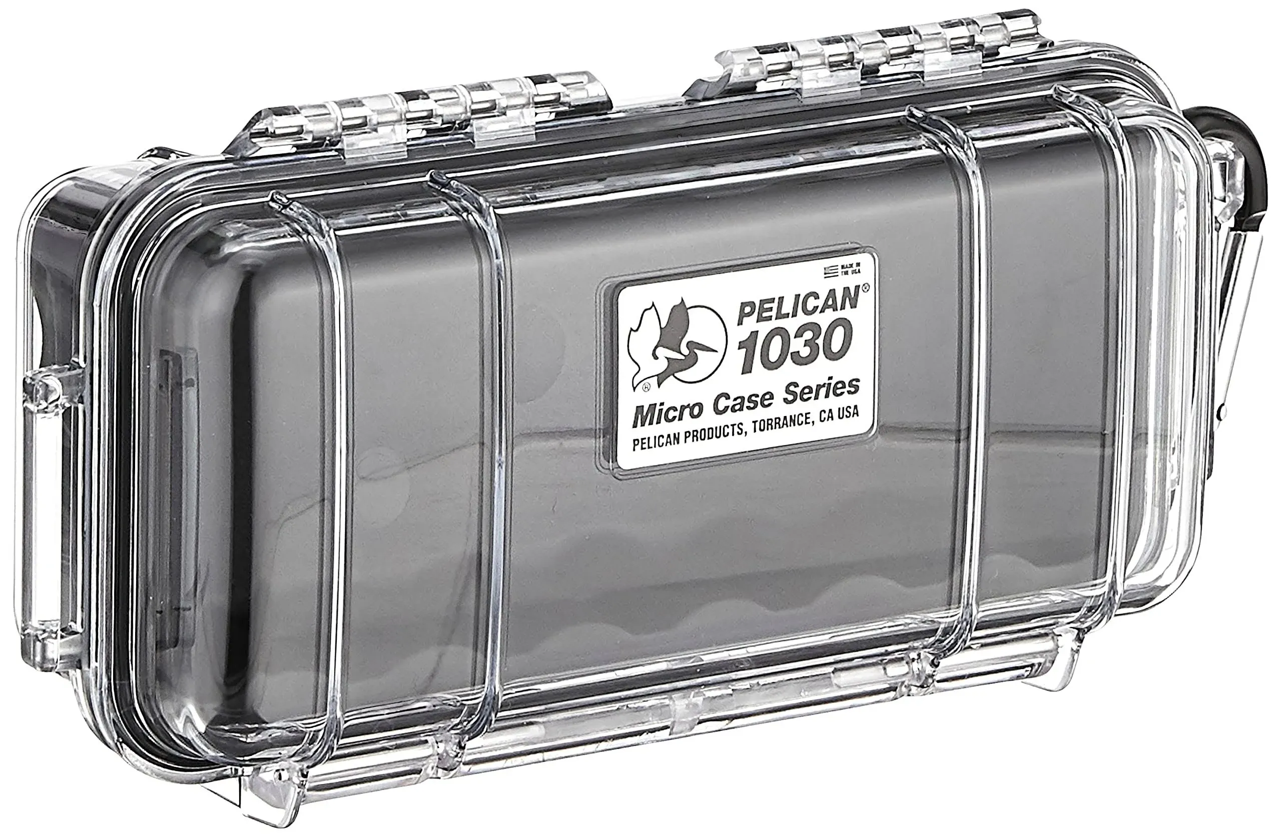 Pelican 1030 Micro Case (Black / Clear)