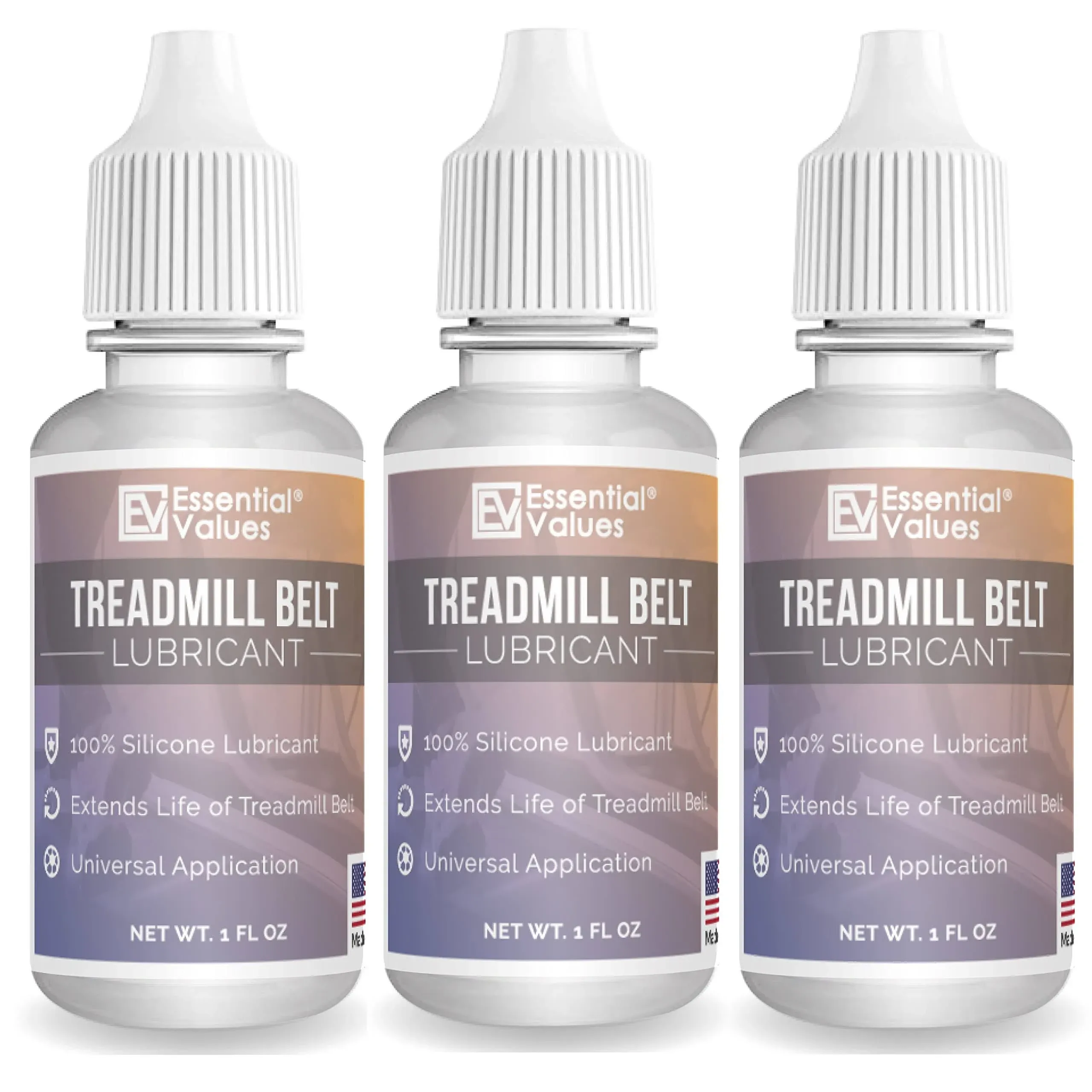 Treadmill Belt Lubricant - Odorless & Toxin-Free 100% Silicone Oil - Silicone Treadmill Lubricant - Reduces Noise & Prolongs Belt Life - Universal Treadmill Oil Belt Lube