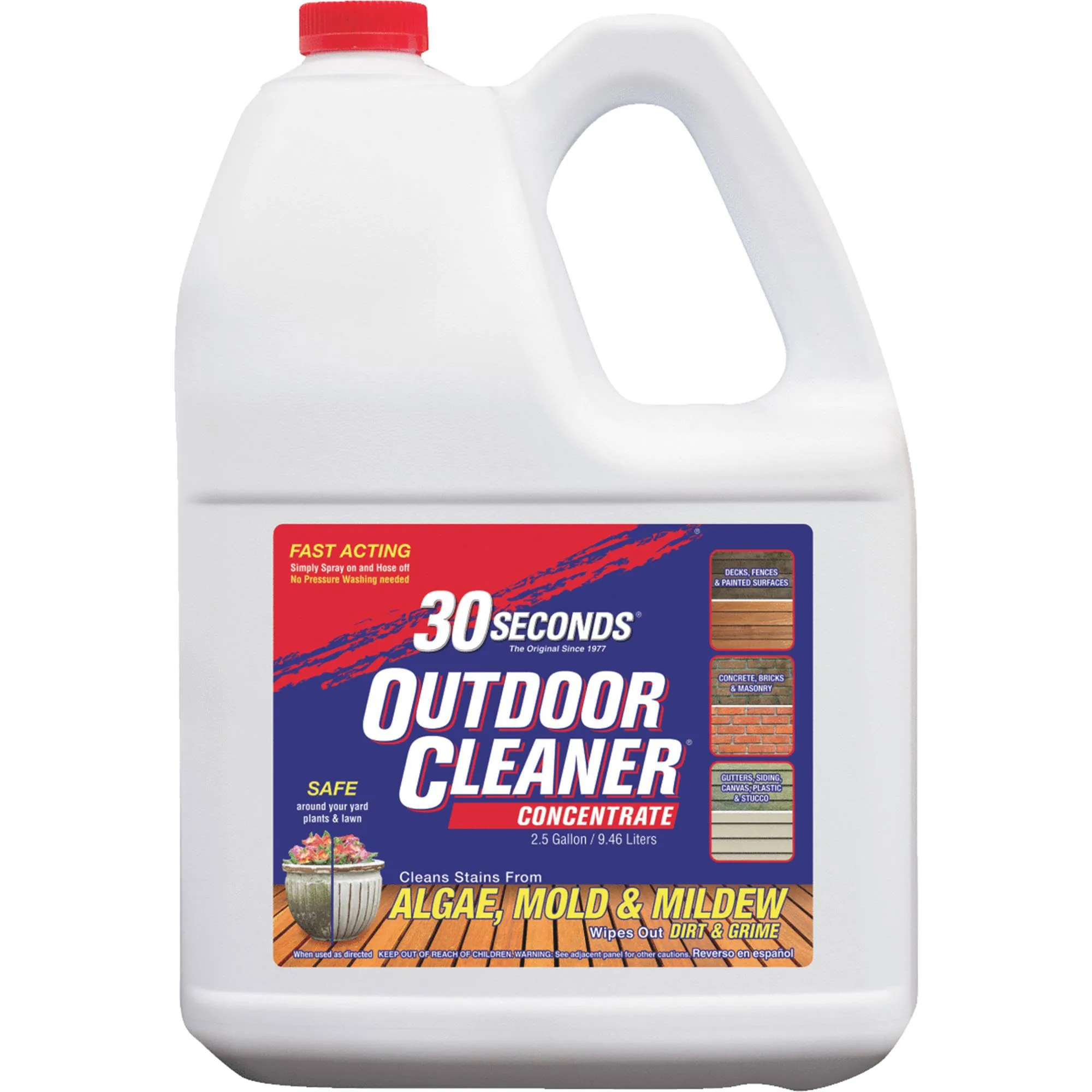 30 Seconds Outdoor Cleaner, Concentrate - 2.5 gl (9.46 l)