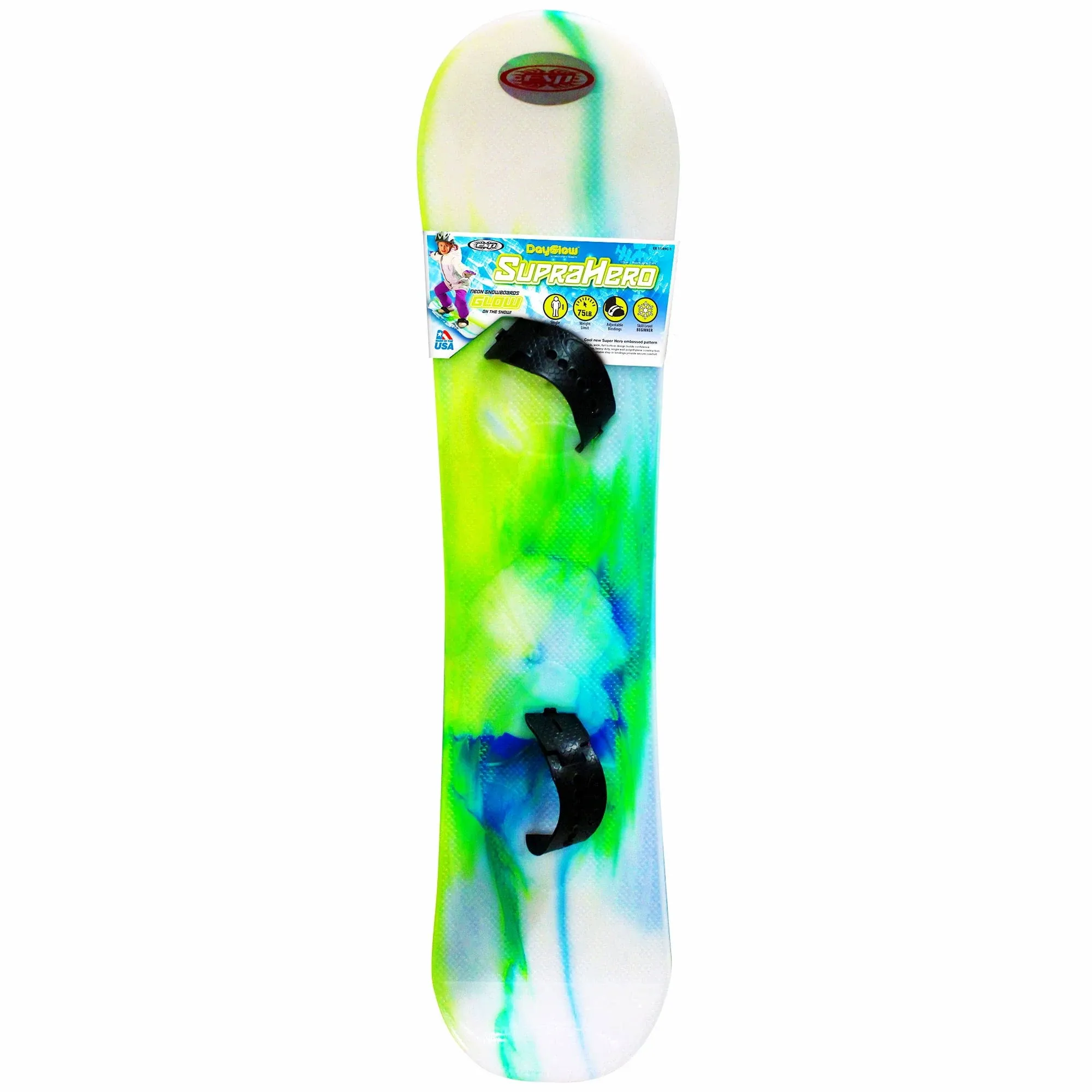 Emsco Group – Supra Hero Snowboard – Great for Beginners – ‎107 cm, Silver