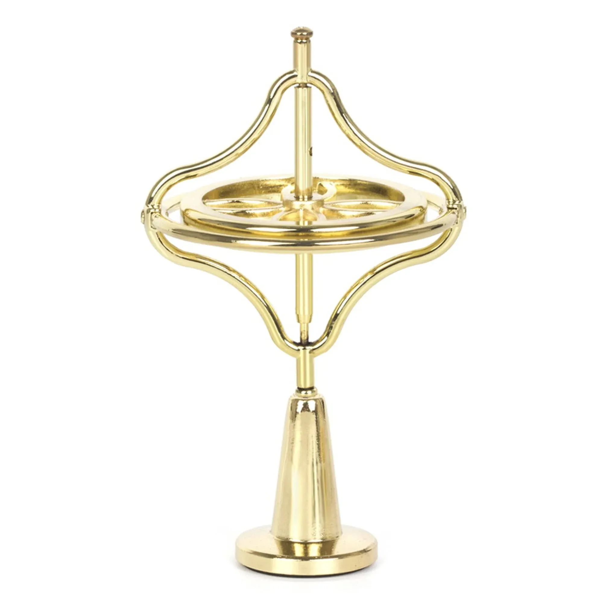 Changaida Metal Gyroscope Anti-Gravity Spinning Top Balance Toy Gift (Golden)