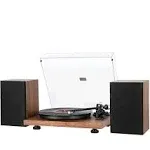 1 BY ONE Bluetooth Turntable HiFi 36 Watt Vinyl Record Player - 471NA-0010