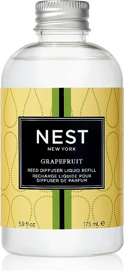 NEST Fragrances Grapefruit Reed Diffuser Liquid Refill 5.9 Fl Oz (Pack of 1)