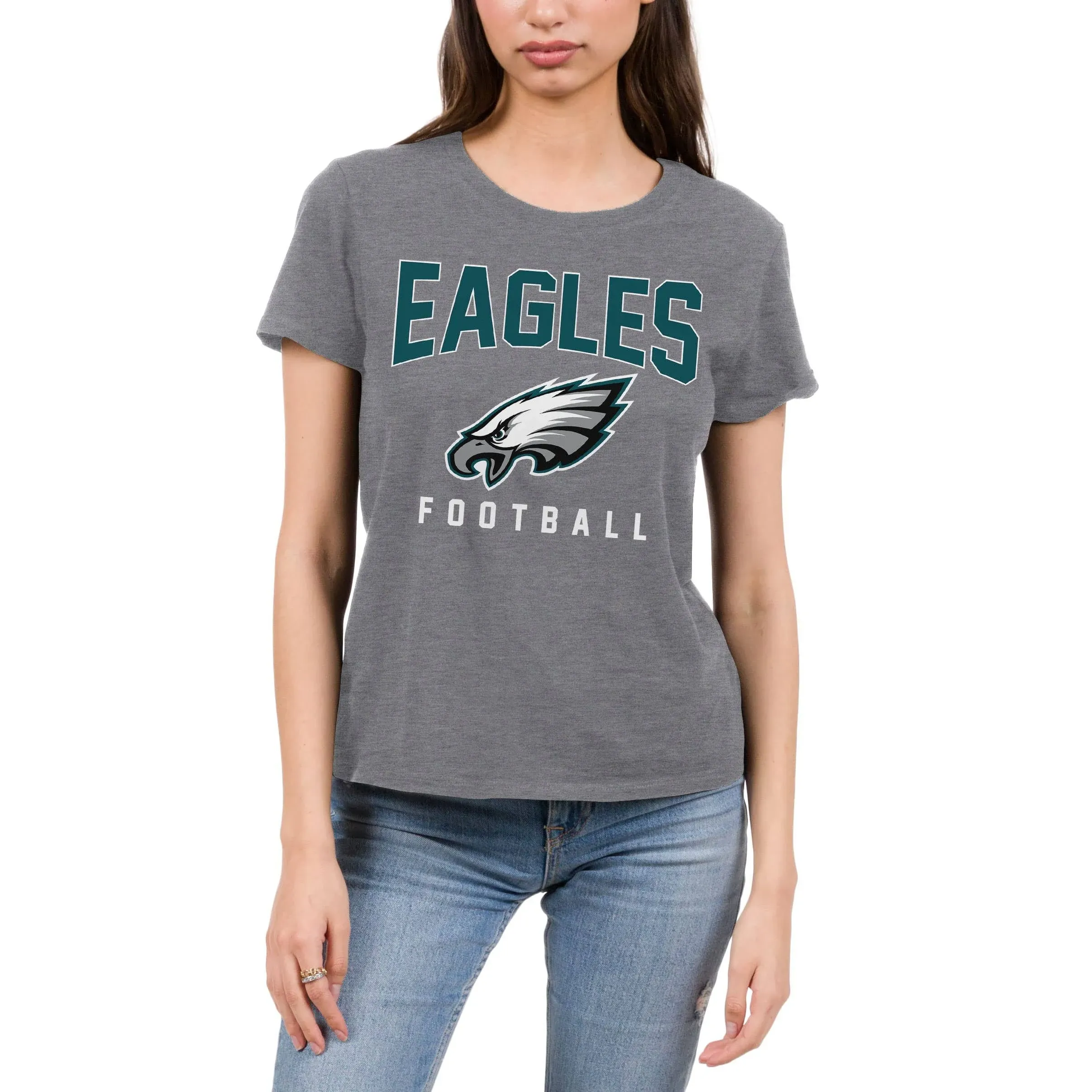 Junk Food Clothing x NFL - 1st & Goal Women's Short Sleeve Fan Shirt - Officially ...