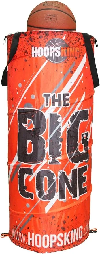 Big Cone Sports Training Cone for Basketball, Soccer, Football, & Lacrosse