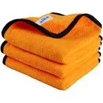 MR.SIGA Professional Premium Microfiber Towels for Household Cleaning Dual-Si...