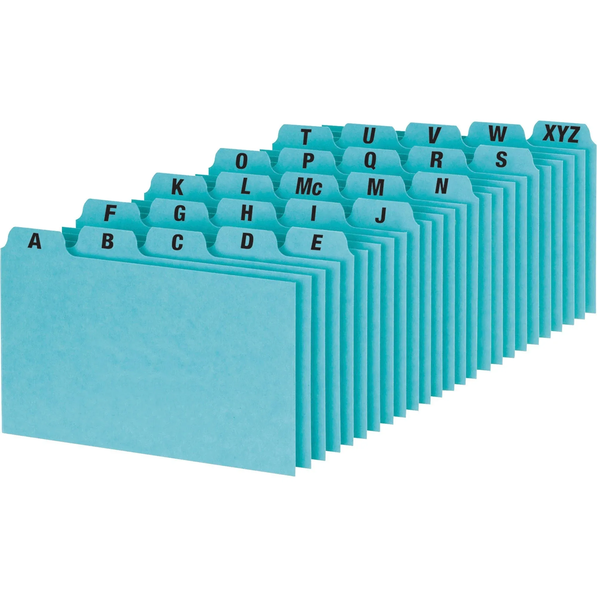 Oxford Heavy Weight Index Card Guides, 6 x 9 Inches, Alphabetical A-Z Dividers, Great Recipe Card Organizer, 25-Set (P6925)