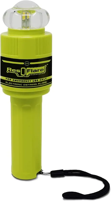 acr ResQFlare Electronic Distress E-Flare and Flag, USCG Approved Replacement for Pyrotechnic Flares 3966