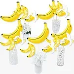 Let&#39;s Go Bananas - Tropical Party Centerpiece Sticks - Table Toppers - Set of 15