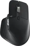 Logitech MX Master 3S - Wireless Performance Mouse with Ultra-Fast Scrolling, Ergo, 8K DPI, Track on Glass, Quiet Clicks, USB-C, Bluetooth, Windows, Linux, Chrome (Black)