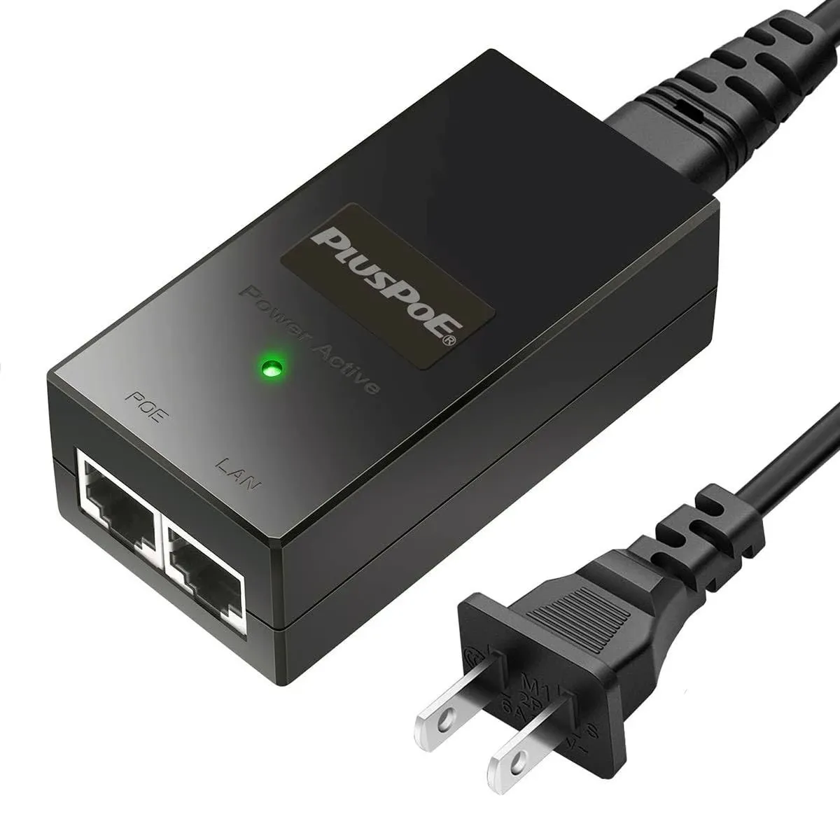 PoE Injector 48V Power Over Ethernet Adapter 10 100Mbps IEEE802.3af at Compliant