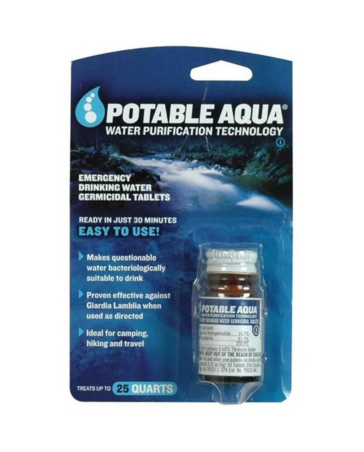 Potable Aqua Water Purification Tablets