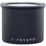 Airscape Stainless Steel Coffee Canister - Matte Black - 32 oz