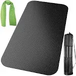 Exercise Equipment Mat - Treadmill Mat, Exercise Bike Mat, Fitness Mat, Elliptical Mat, Jump Rope Mat, Yoga Mat, Gym Mat Use on Hardwood Floors Protection…