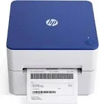 HP Shipping Label Printer, 4x6 Commercial Grade Direct Thermal, Compact & Easy-to-use, High-Speed 203 DPI Printer, Barcode Printer, Compatible with Amazon, UPS, Shopify, Etsy, Ebay, ShipStation & More