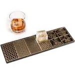 Clear Ice Cube Design Tray - Craft Modern Ice Molds for Bourbon &amp; Cocktails