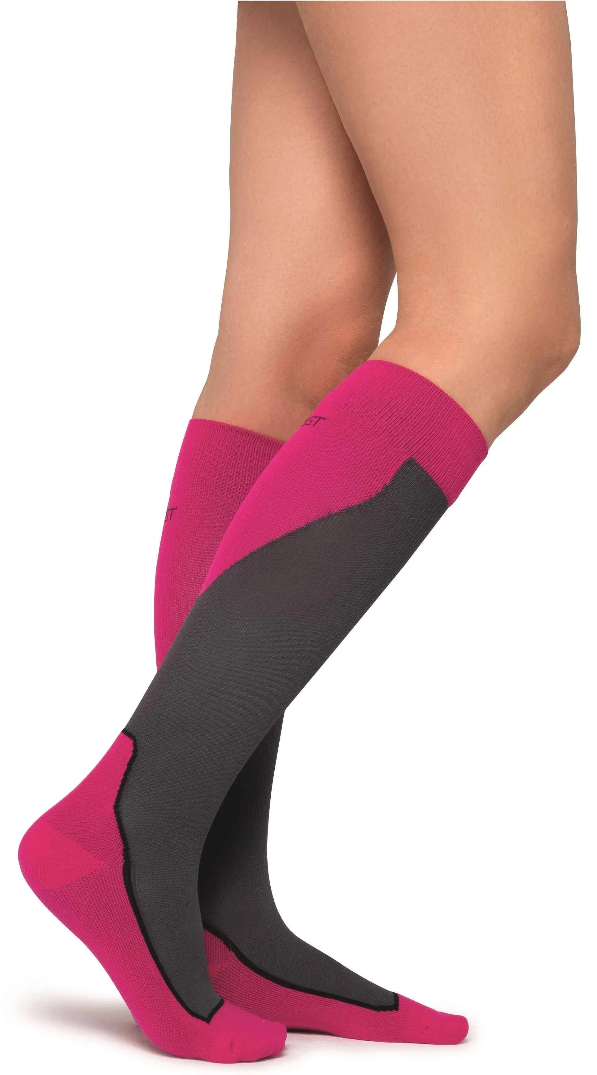 JOBST Sport Compression Socks, 20-30 mmHg, Knee, Closed Toe