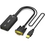 BENFEI VGA to HDMI Adapter, 1080P Converter with Audio from Computer/Lapto<wbr/>p V...