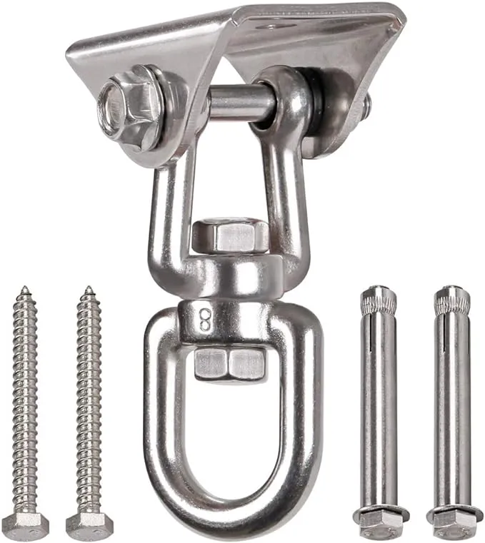 waremaid Heavy Duty 360° Swivel Swing Hangers, Stainless Steel Swing Hook for C