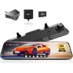 WOLFBOX G900 4K Front and 2.5K Rear Touch Screen Dash Cam