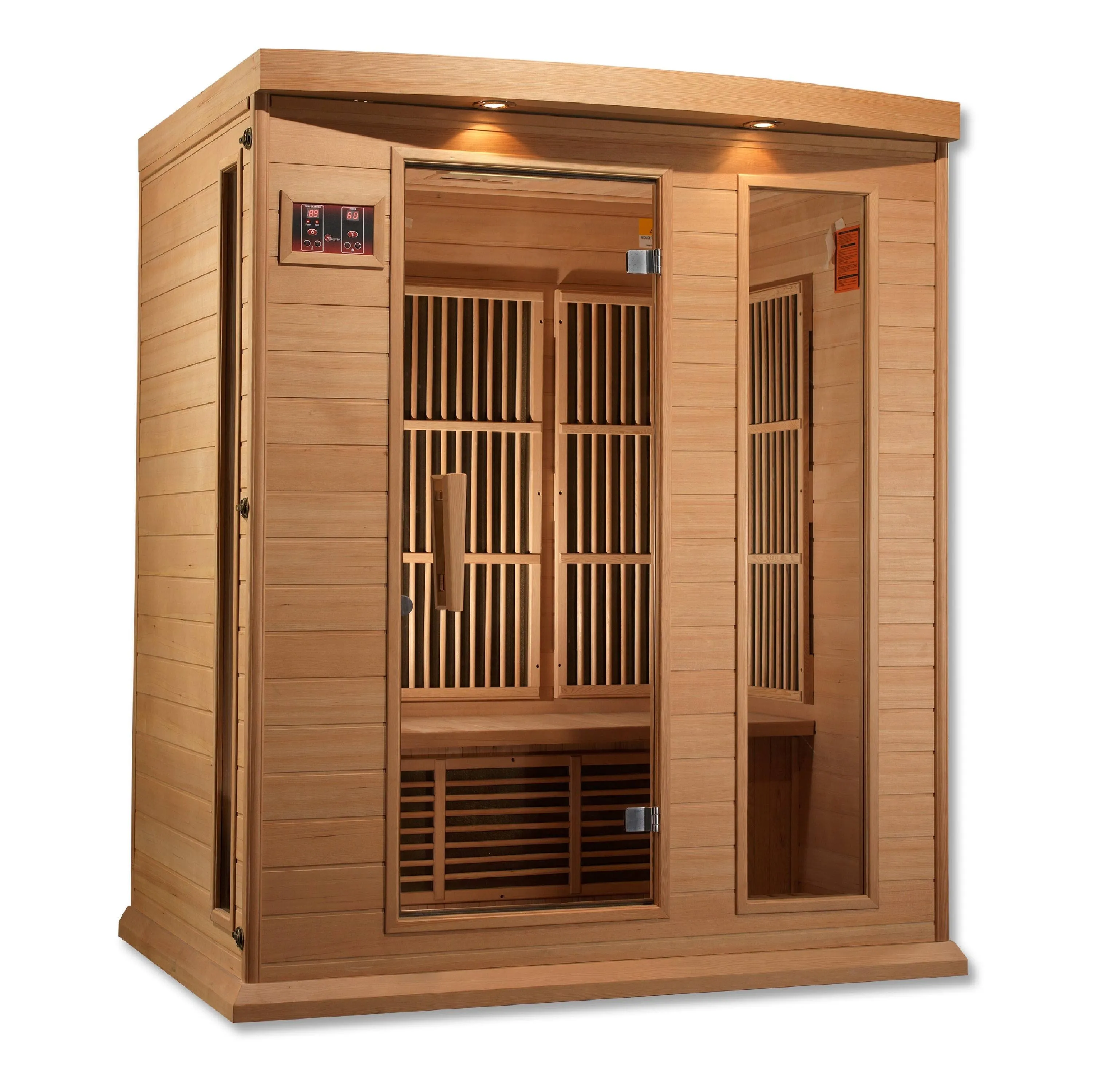 Maxxus 3-Person Carbon Infrared Wood Sauna