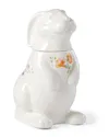 Butterfly Meadow Bunny Cookie Jar In Multi