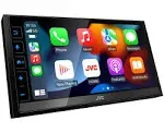 JVC - 6.8" Android Auto and Apple CarPlay Bluetooth Digital Media Receiver - Black