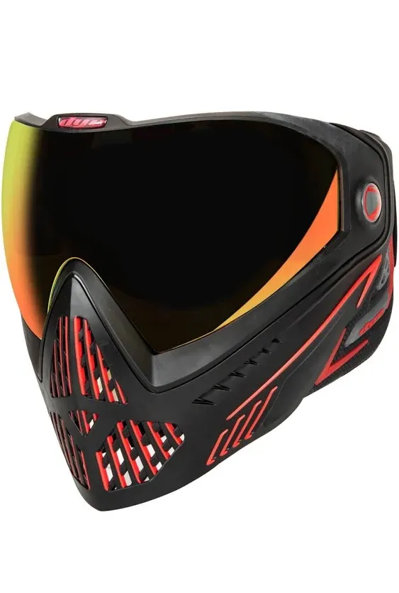 Dye i5 Paintball Goggles - Fire 2.0 - Black / Red