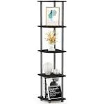 Furinno Turn-N-Tube 5 Tier Corner Display Rack Multipurpose Shelving Unit