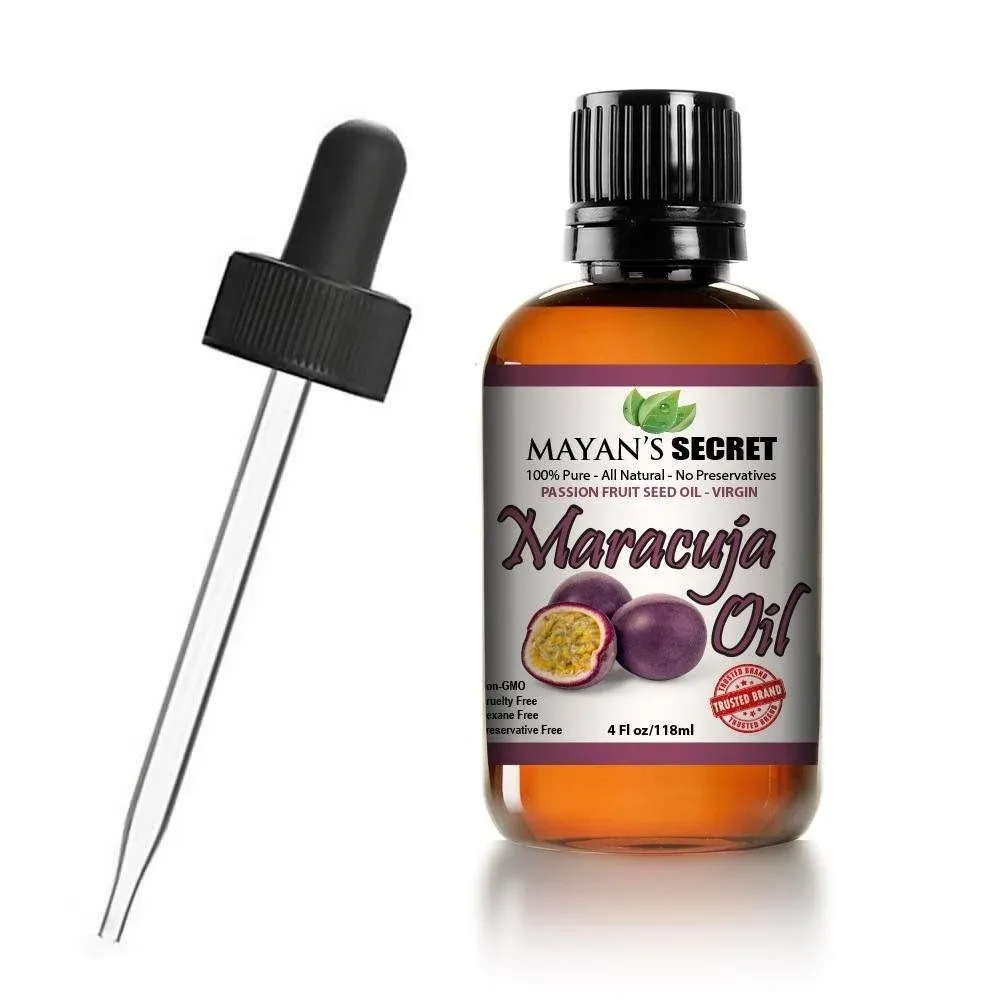 Mayan's Secret Passion Fruit Seed oil Maracuja Oil 100% Pure/Natural/Cold Pressed/Undiluted.