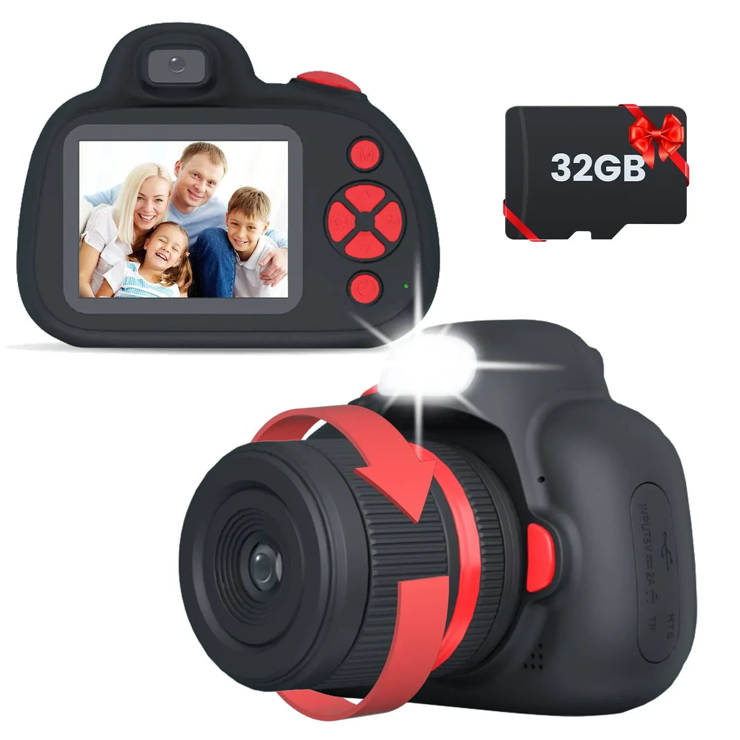 MOREXIMI Kids Camera,Digital Camera for Kids 3-8 Year Old,birthday, Toys for ...