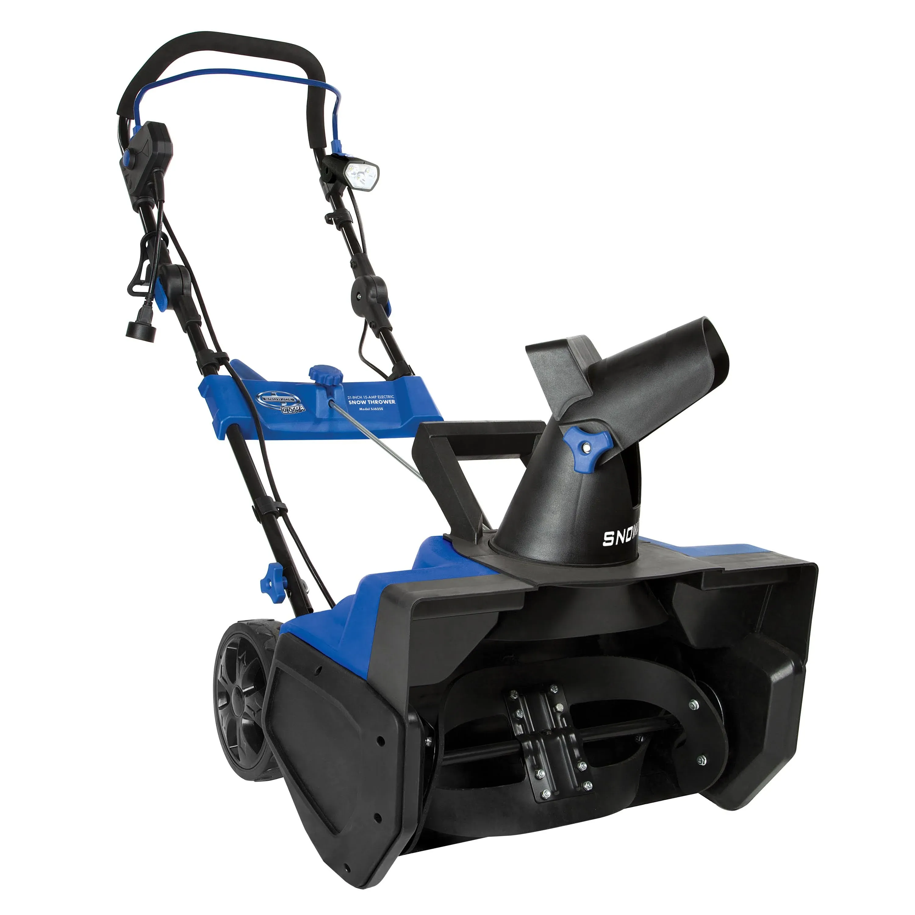 Snow Joe SJ625E Electric Walk-Behind Single Stage Snow Blower 21" - BLACK/BLUE