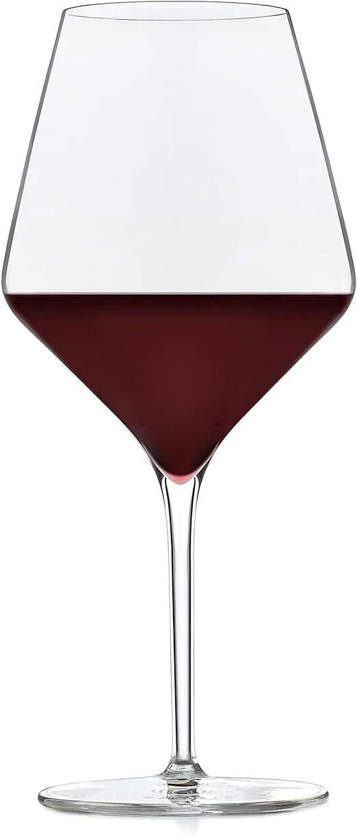 Libbey Signature Red Wine Glasses Set of 4, Seamless 24 Oz Wine Glasses for Cabernet, Merlot, and More, Stemmed Wine Glasses for All Occasions