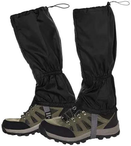 HQdeal Hiking Gaiters Lightweight Leg Gaiters Snow Gaiters Waterproof Windproof ...