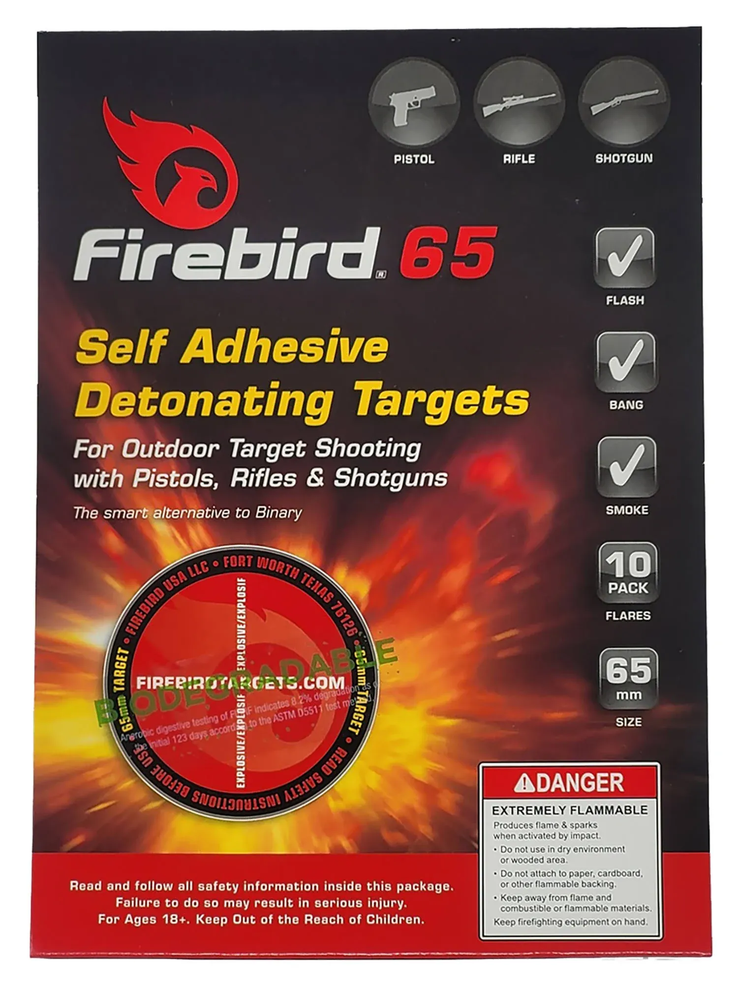 Firebird 65BIO Target 10 Pack