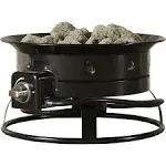 DestinationGear 5995 Portable Propane Outdoor Fire Pit, Black