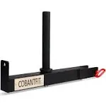 COBANTFIT 14’’ Long Post Length Belt Squat Attachment for Racks Fits 2" x 2", 3" x 2", 3" x 3" Different Racks and Rack Hole Diameters of 5/8" or