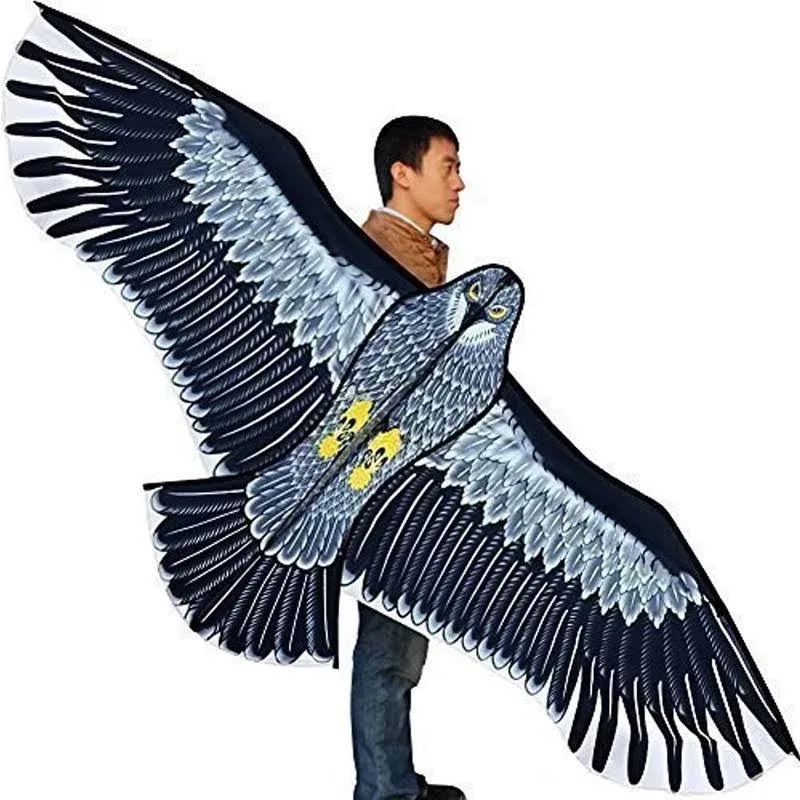 HENGDA KITE-Strong EaglesHuge Beginner Eagle Kites for Kids and Adults.74-Inch