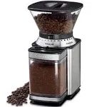 Coffee Grinder by Cusinart, Electric Burr One-Touch Automatic Grinder with18-Position Grind Selector, Stainless Steel, DBM-8P1