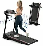 3.5HP Folding Electric Treadmills Portable Foldable with Incline for Running