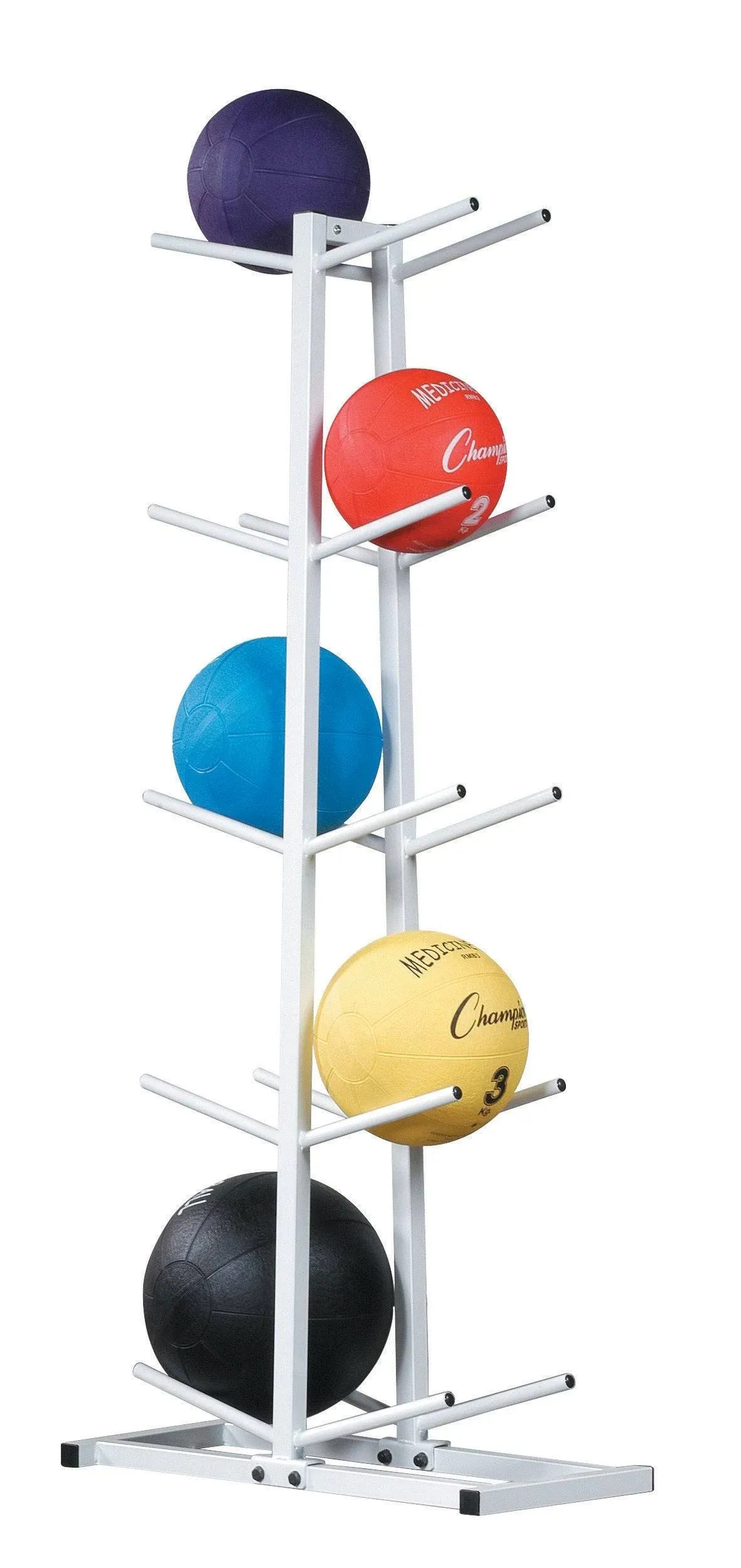 Champion Sports Double Medicine Ball Tree