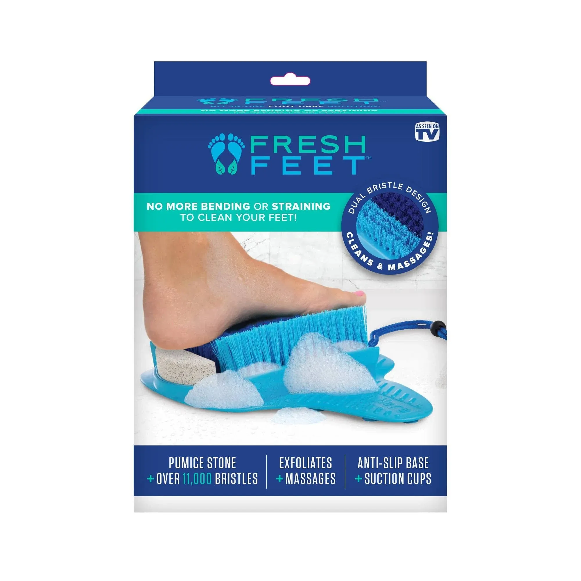 As Seen on TV Fresh Feet Scrubber, Blue