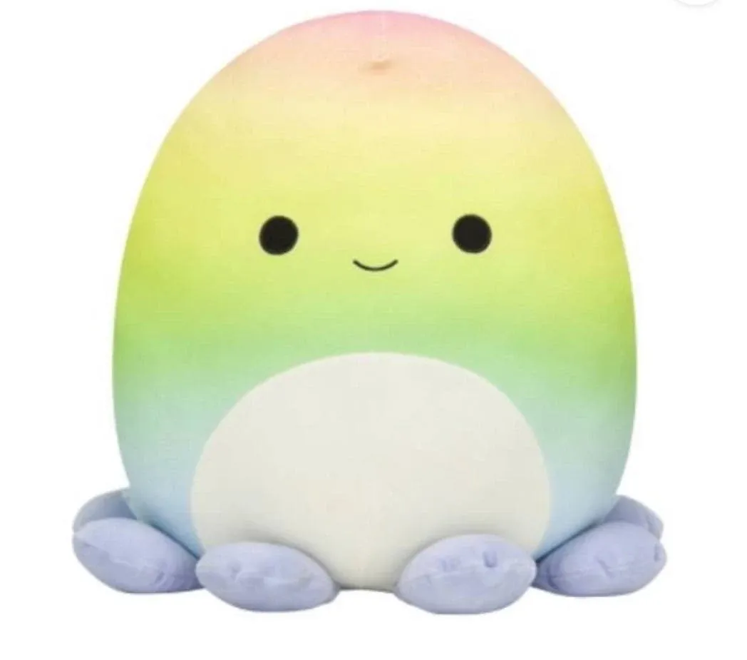 Squishmallow Elodie The Octopus 16” Pastel Rainbow 2022 Target Fast Ship BNWT