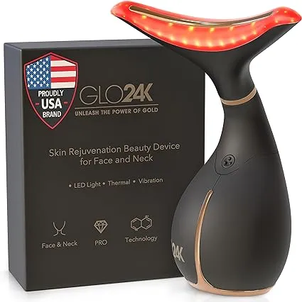 GLO24K - Skin Rejuvenation Beauty Device for Face and Neck