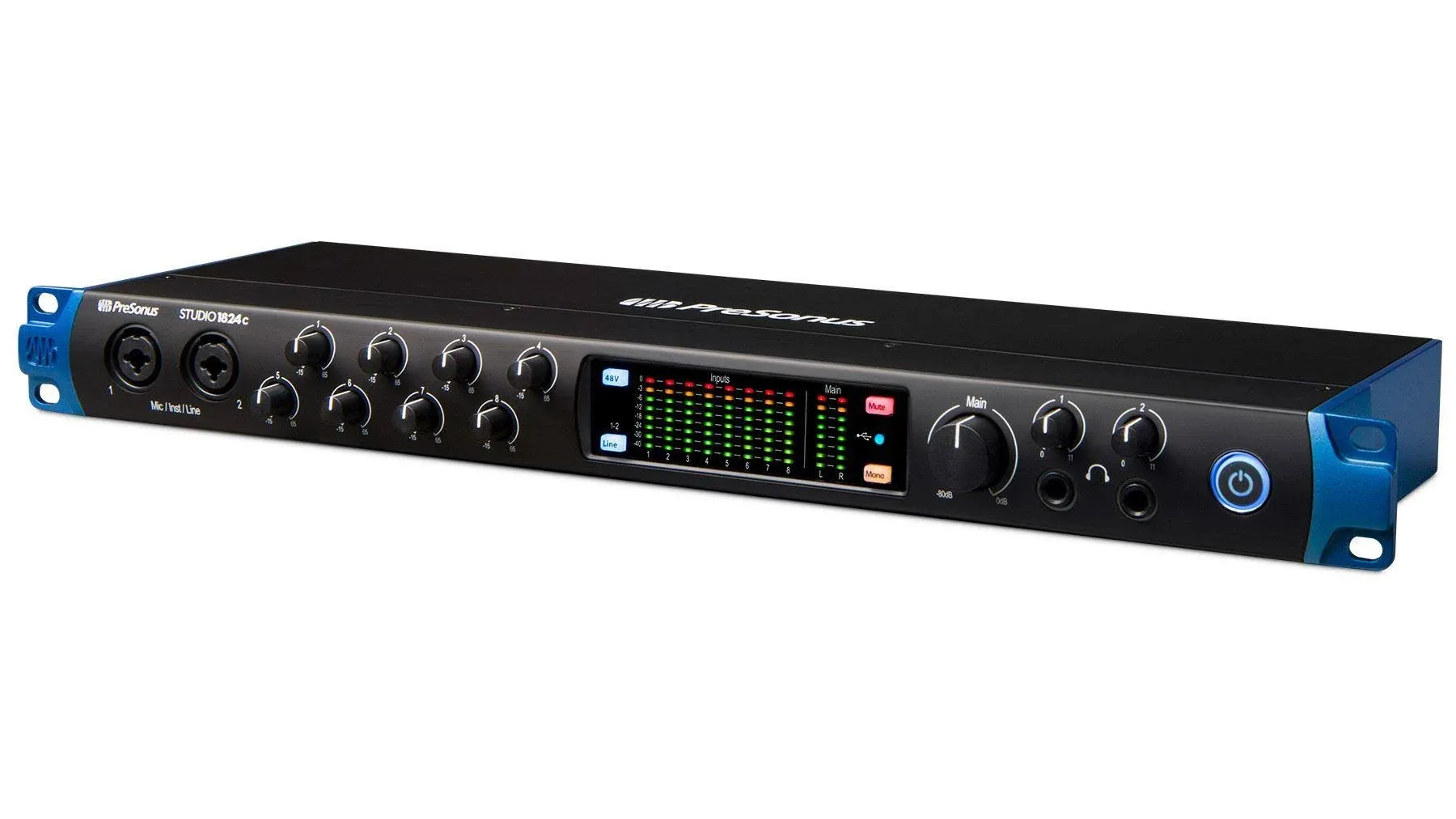 PreSonus Studio 1824c 18x20, 192 kHz, USB Audio Interface with Studio One Art...