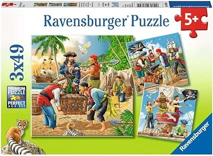 Adventure On The High Seas 3X49 Piece Puzzles