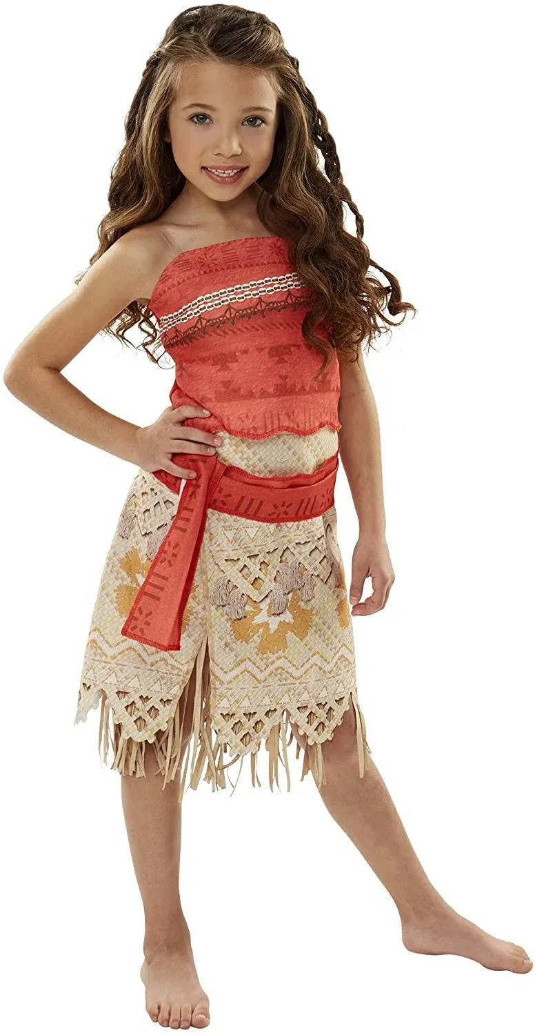 Disney Moana Adventure Dress Up Halloween Costume Girls Size 4-6x