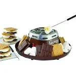 Nostalgia Indoor Stainless Steel S&#039;Mores Maker $ Compartments Sealed Box