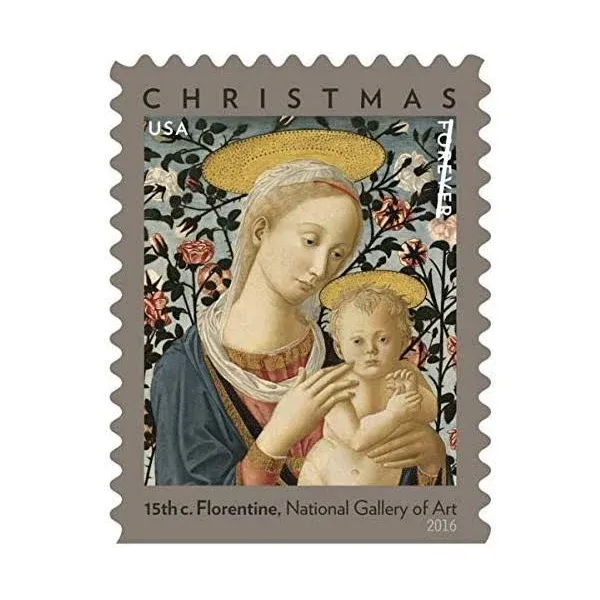 Florentine Madonna and Child Forever Stamps Scott 5143b