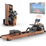 JOROTO MR280 Oak Wood Foldable Water Rower Machine New Open Box